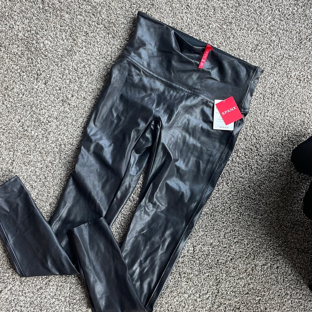 Spanx Fuax Leather Leggings